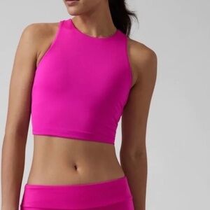 Athleta Conscious Crop Bikini Top D-DD NWT